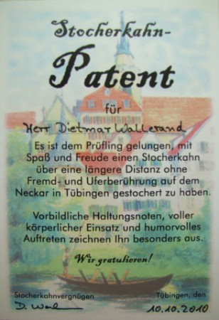 Es könnte auch Ihr Name auf der Urkunde stehen